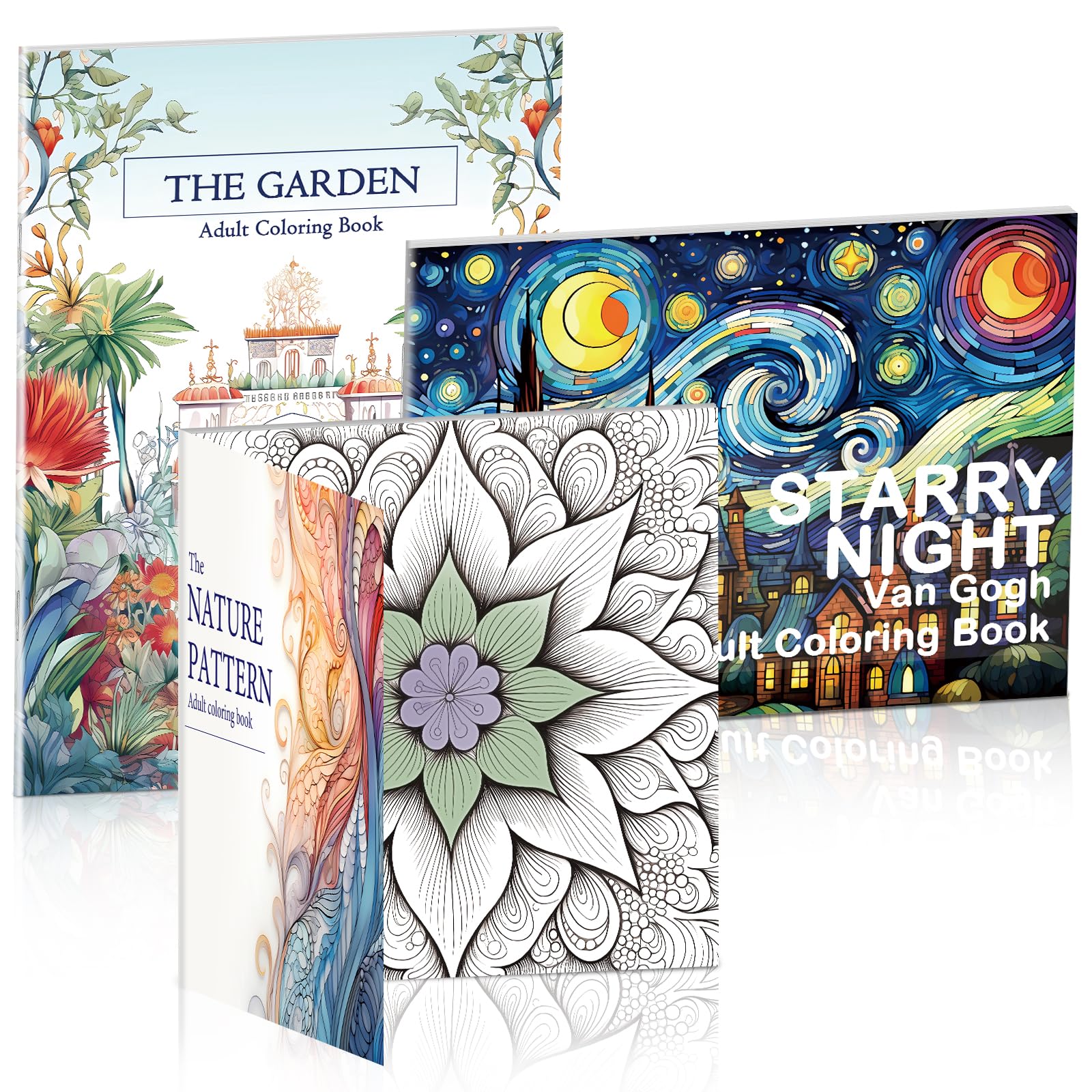 Snapklik.com : Adult Coloring Books Set 3 For Women Set Of 3 Coloring ...