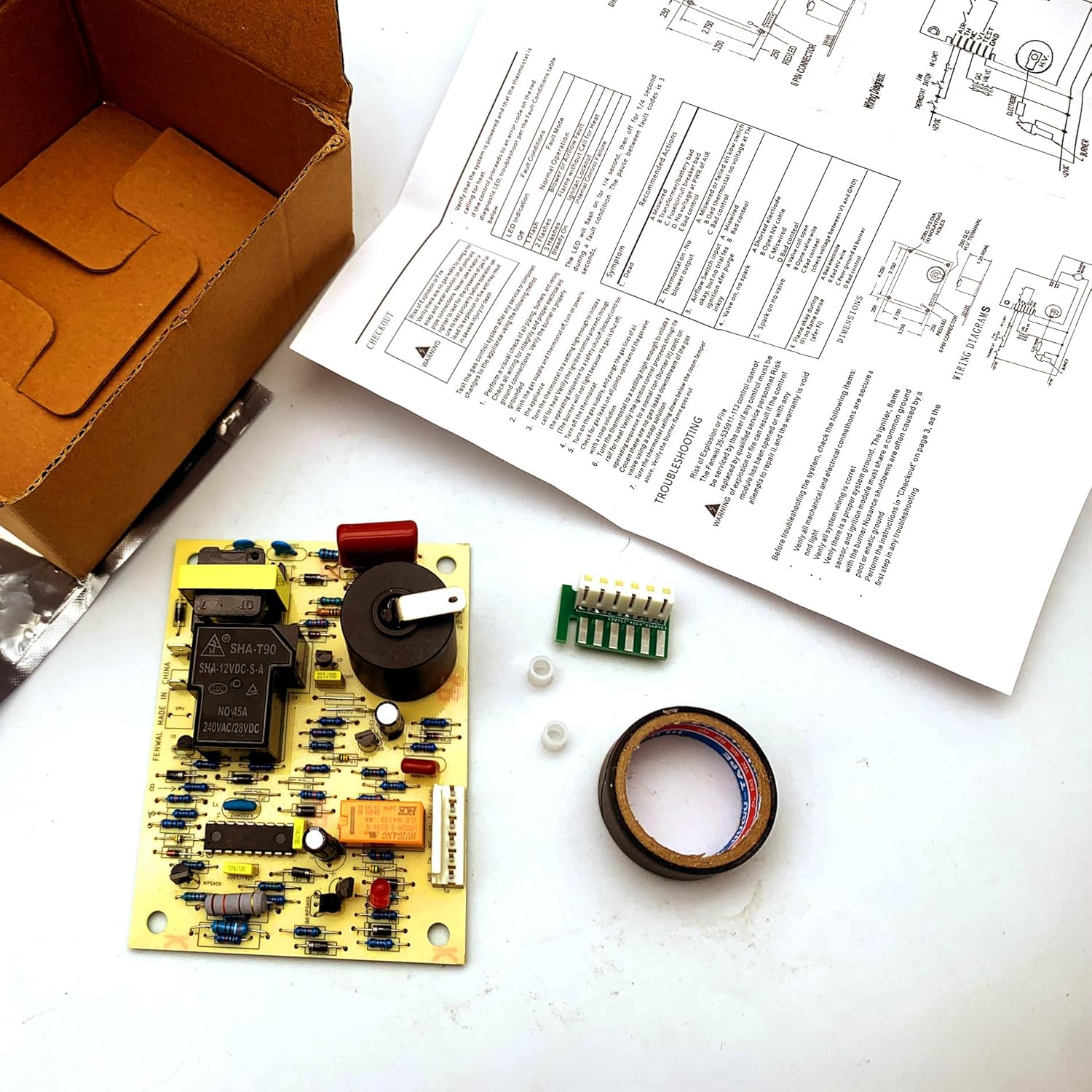 New Upgrade 31501 RV Furnace Ignition Control Board Compatible with Atwood/Dometic Hydro Flame Corp 7916-II,7920-II,8012-II, AFMD, DFMD and more, Replacement Parts # 33488 33727