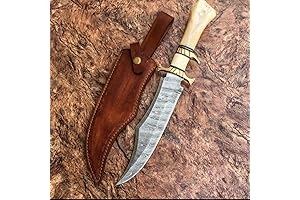 Poshland RG-44 Handmade Damascus Steel Gorgeous Hunting Knife