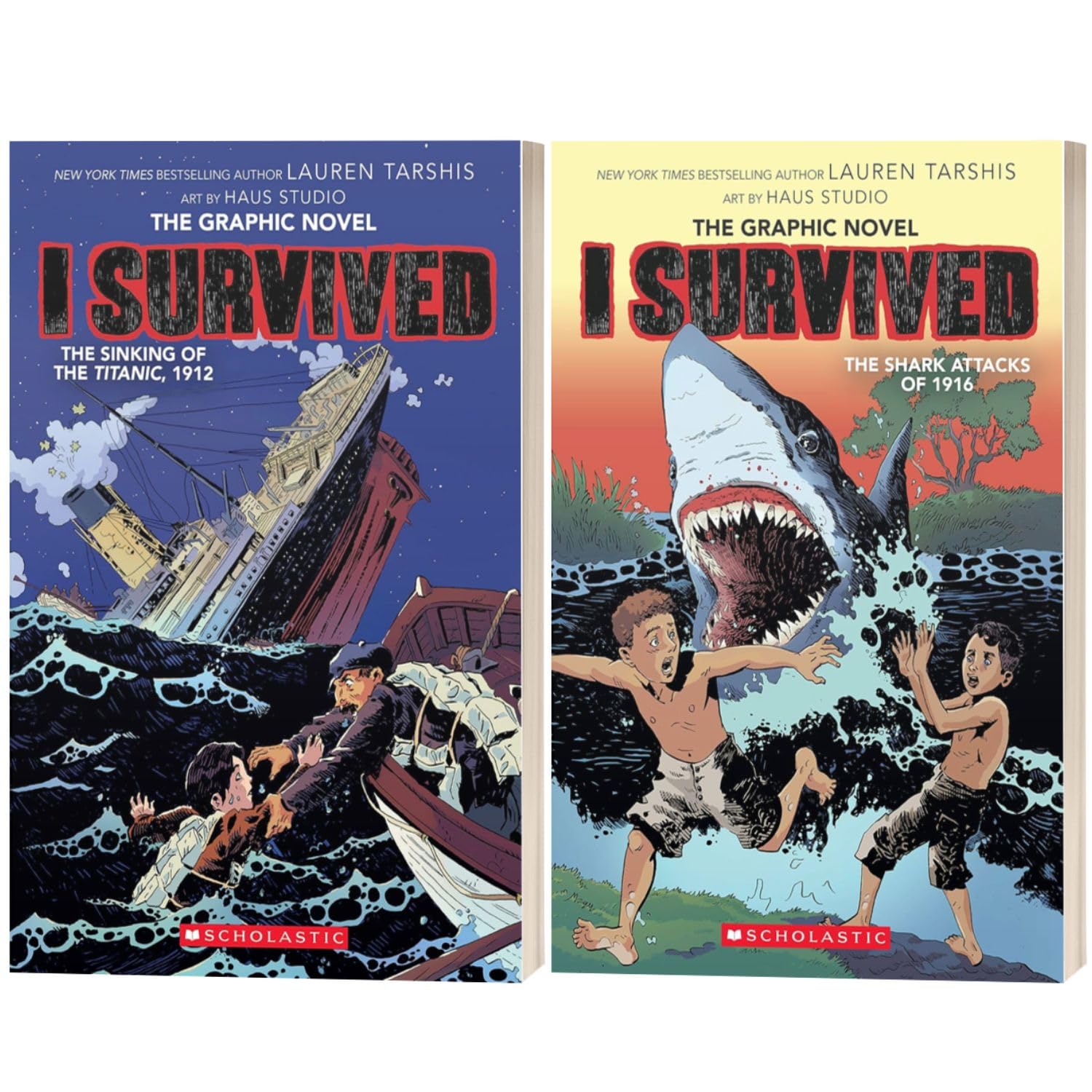 I Survived Series Graphic Novels 1-13 Books Collection Set