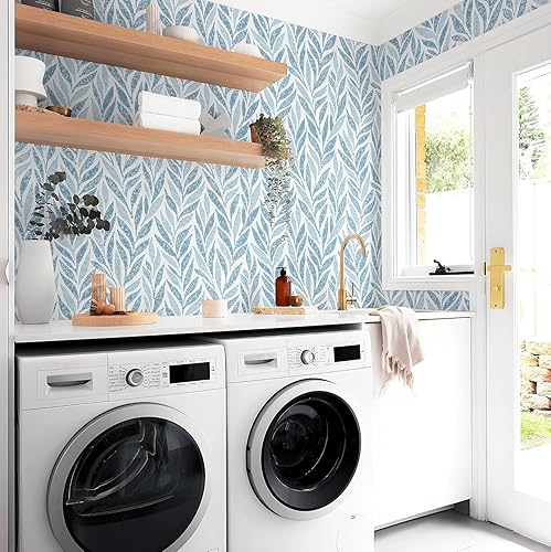 Vista 12 de Safiyya Papel tapiz autoadhesivo para despegar y pegar, papel de contacto bohemio y moderno, autoadhesivo, extraíble, para dormitorio, baño, rollo