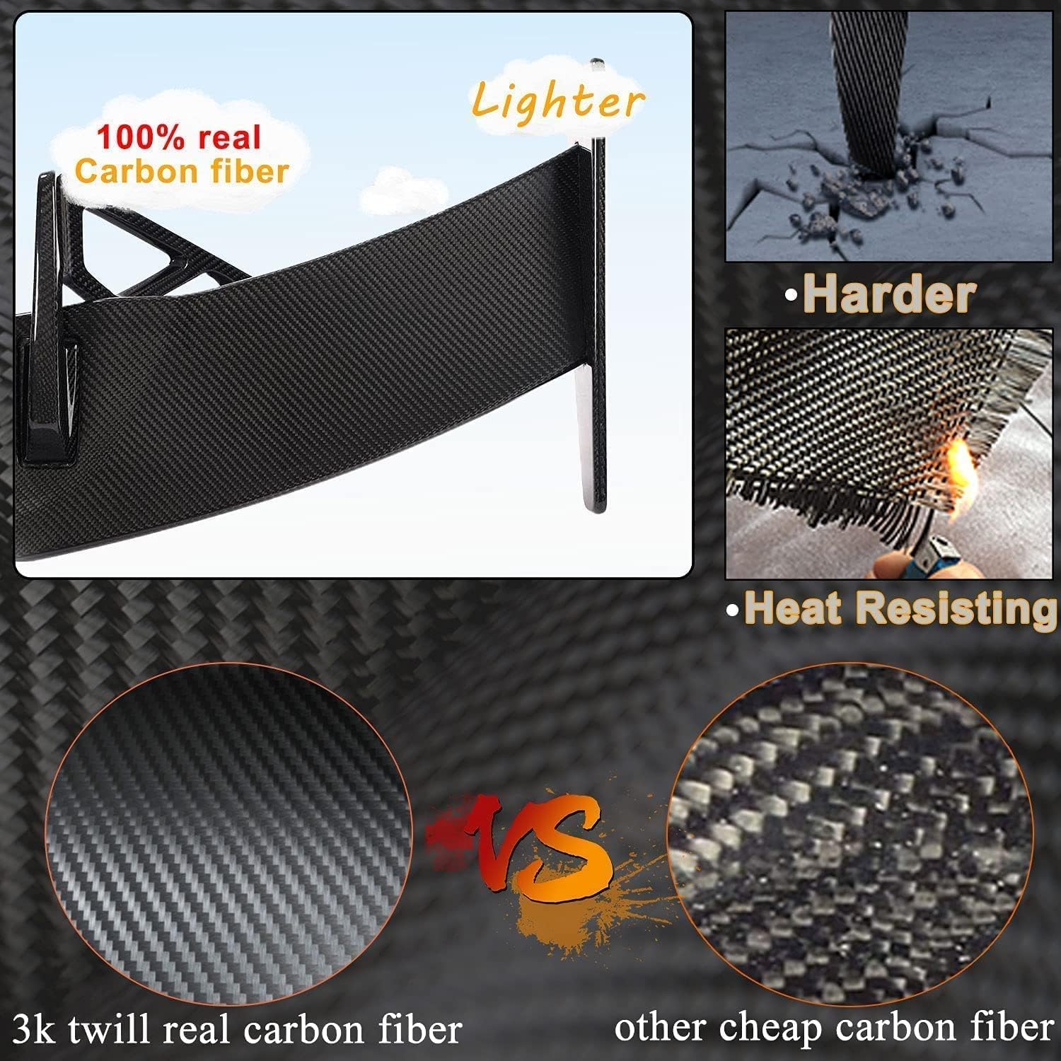 Heckflügel Spoiler für Audi TT TTS TTRS Quattro 2-Türer 2015 2016 2017 2018 22019 2020,Auto Heckflügel Spoiler Außen Teile,Auto Spoiler,Tuning Zubehör