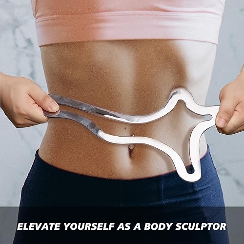 Miniatura 2 de Herramientas para esculpir el cuerpo, Herramientas para modelar/contornear el cuerpo, Herramienta de masaje de raspado Gua Sha, Herramienta de acero