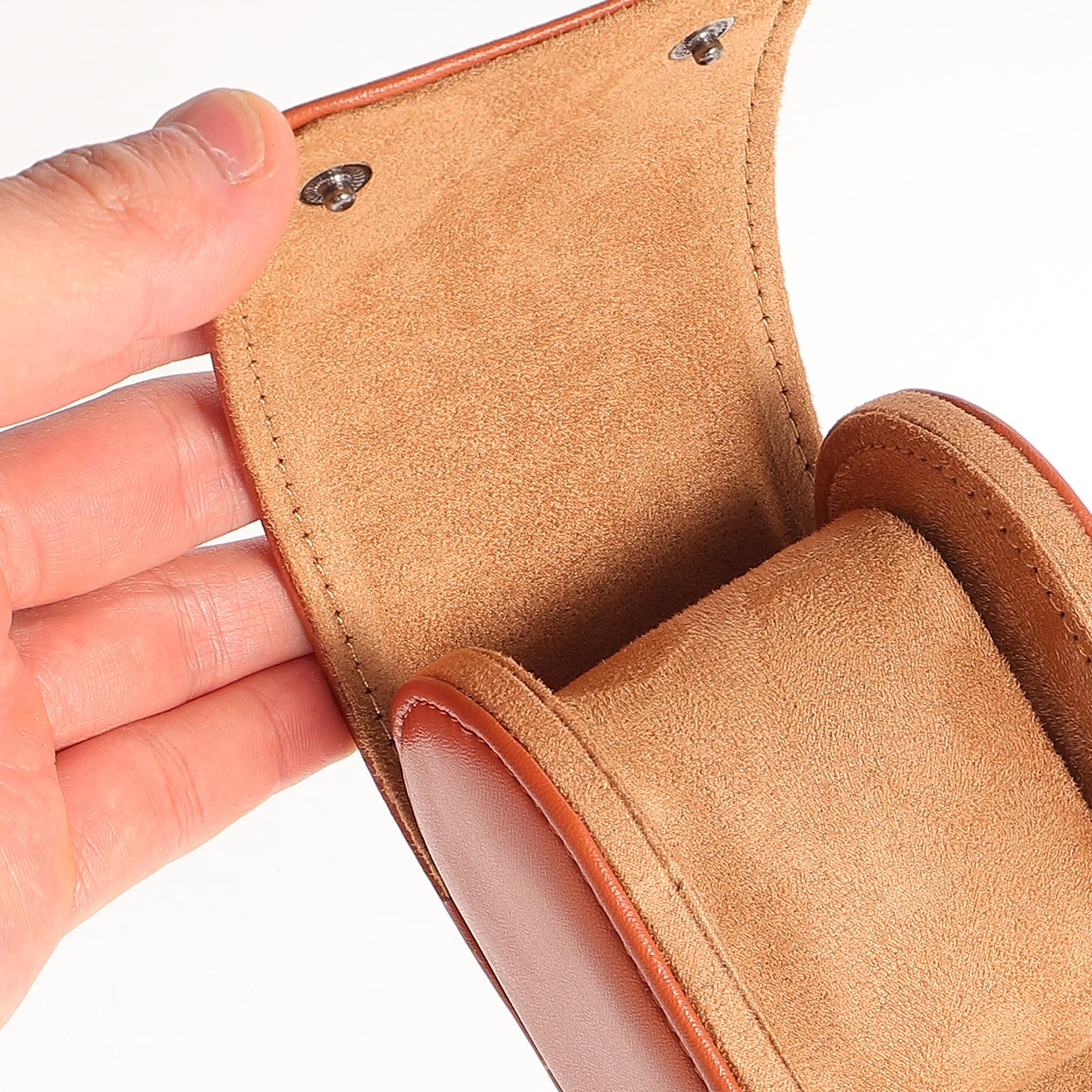 VILLCASE Estuche para Hombre Compras para Relojes y Viajes para Pu Ligero y Resistente que Protege contra Golpes y Rayaduras de Viaje Adecuado para Viajes y Compras al Aire Libre al Aire Libre