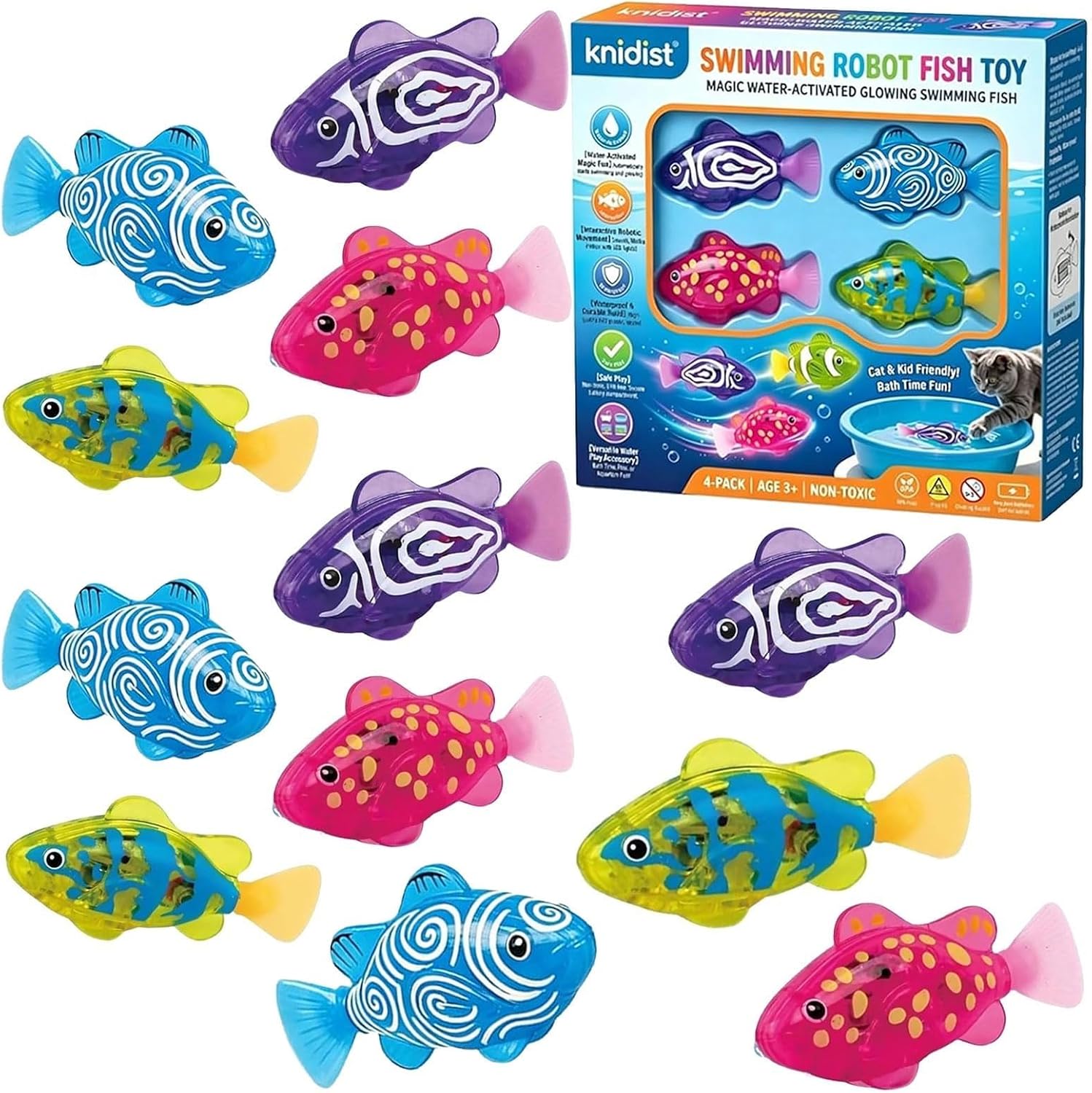 Swimming Robot Fish Water Activated Robotic Pool Pet