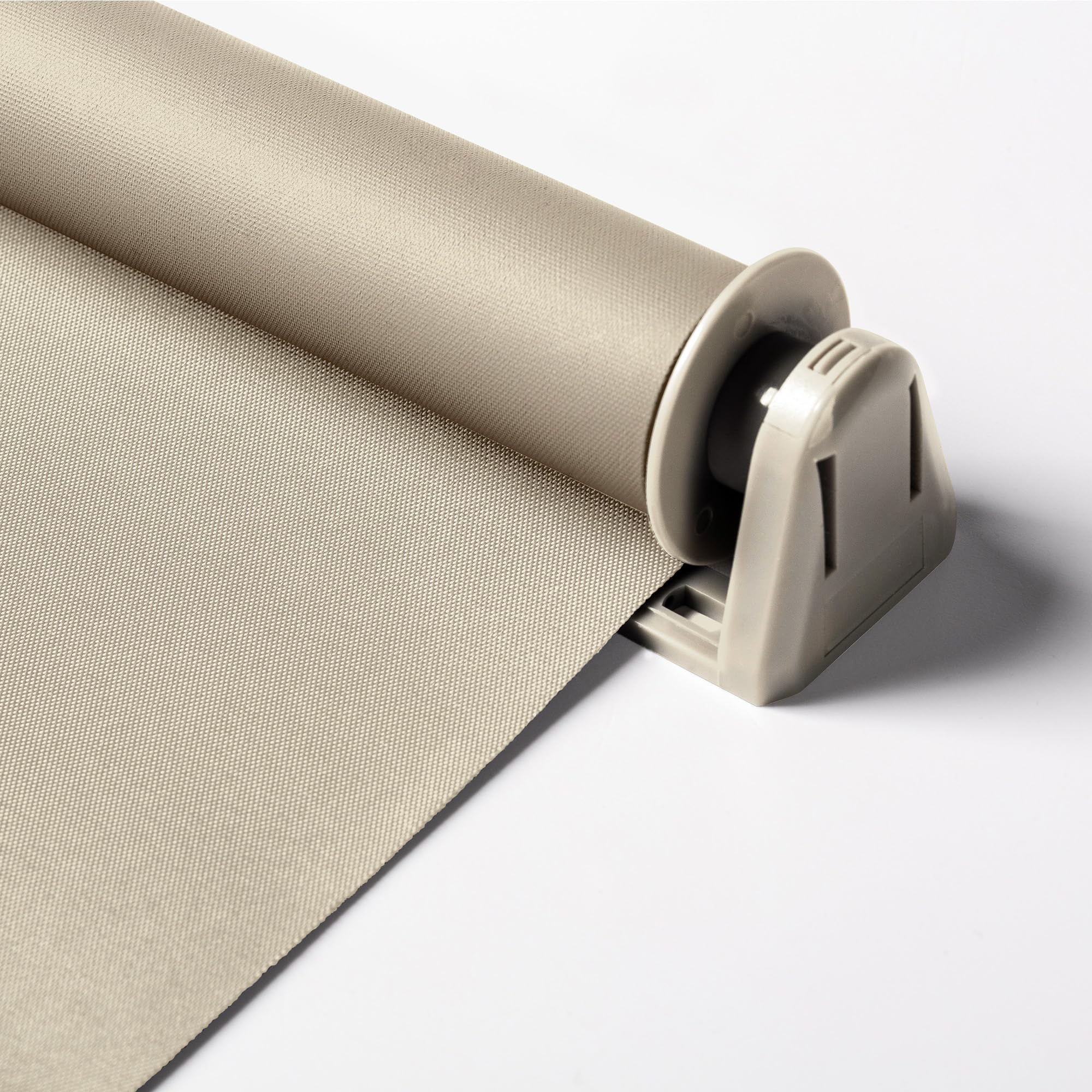 Sonello Tenda a rullo oscurante Klemmfix senza Forare 50cm x 130cm crema, tenda avvolgibile oscurante con morsetti e con catenella per finestre e porte, Blackout, opaco, Protezione Solare