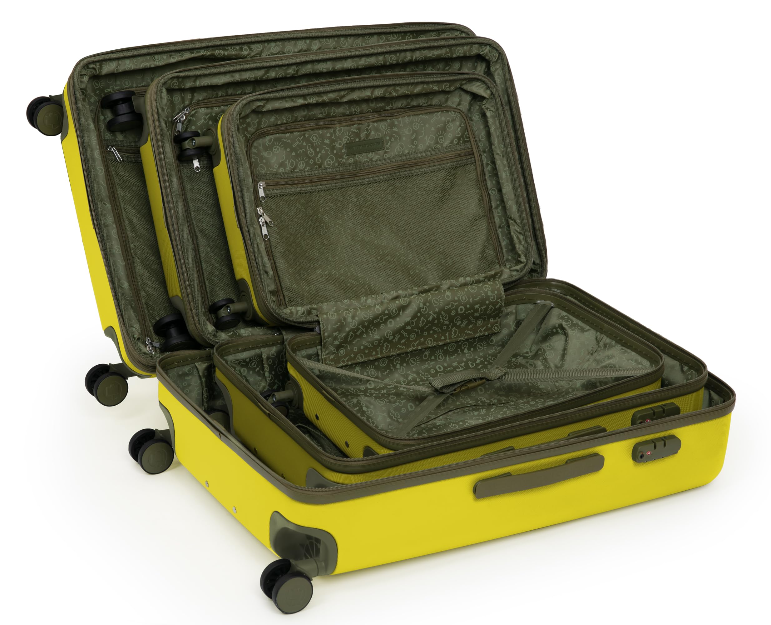 HAUPTSTADTKOFFER - Spree - Maleta rígida, Trolley expandible, Equipaje de Viaje, 4 Ruedas Dobles, TSA, 65 cm, 74 litros, Champán — view 78