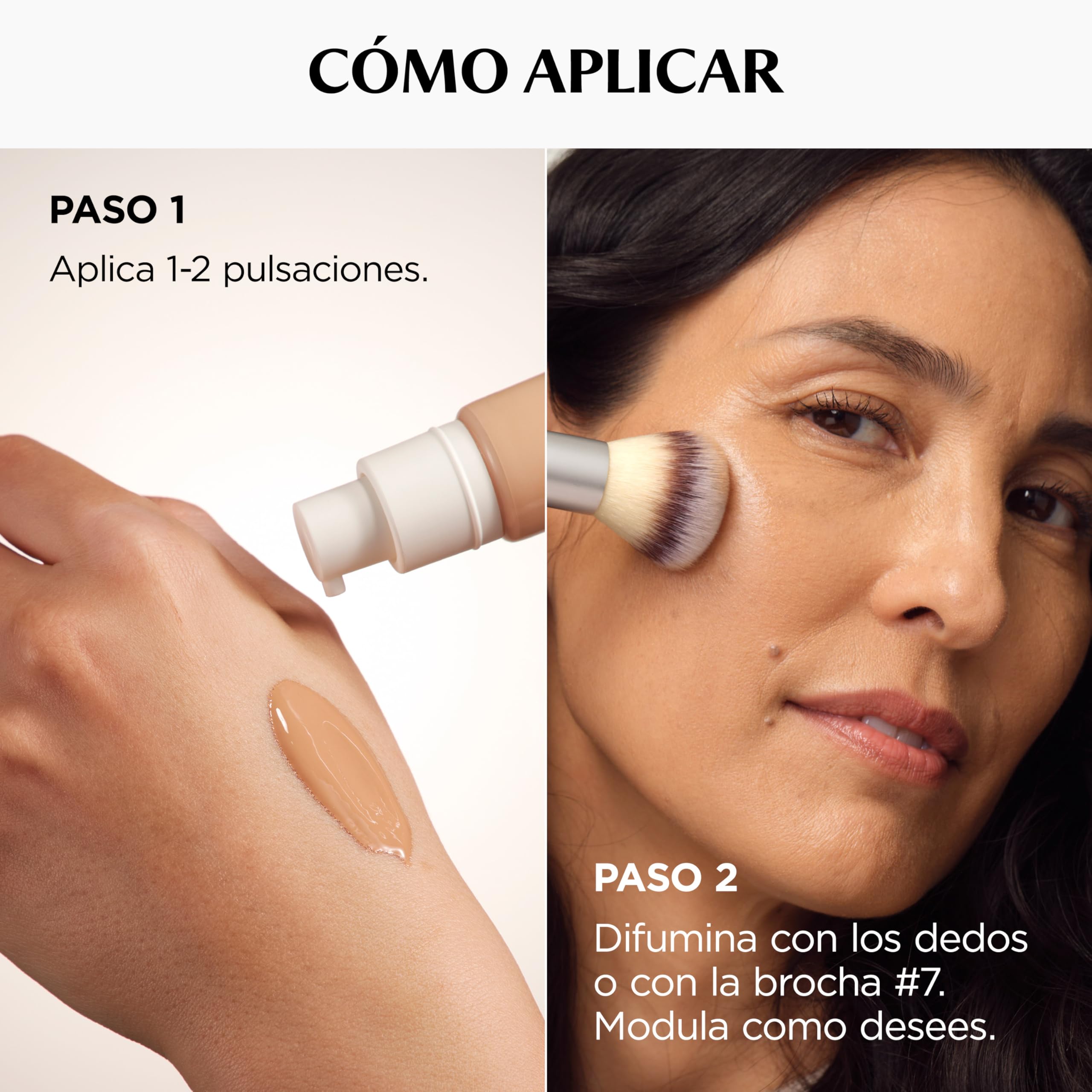 IT Cosmetics, Base de Maquillaje, Tratamiento Antiedad e Hidratante con SPF40, Cobertura Media, Acabado Luminoso, 12 Tonos Disponibles, Light, YSBB CC+ Nude Glow, 32 ml