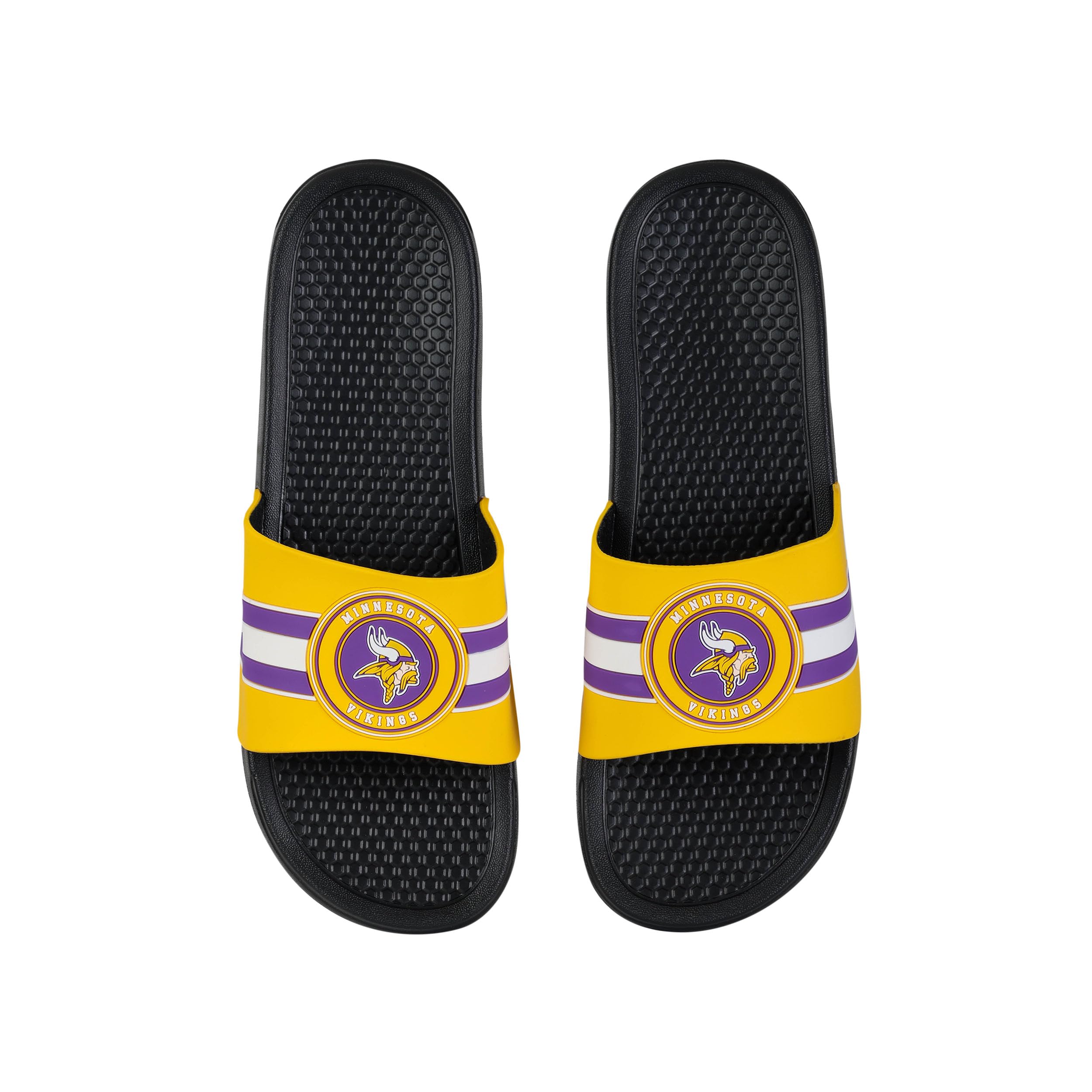 FOCO Herren Raised Stripe Slide SandalsSandalen