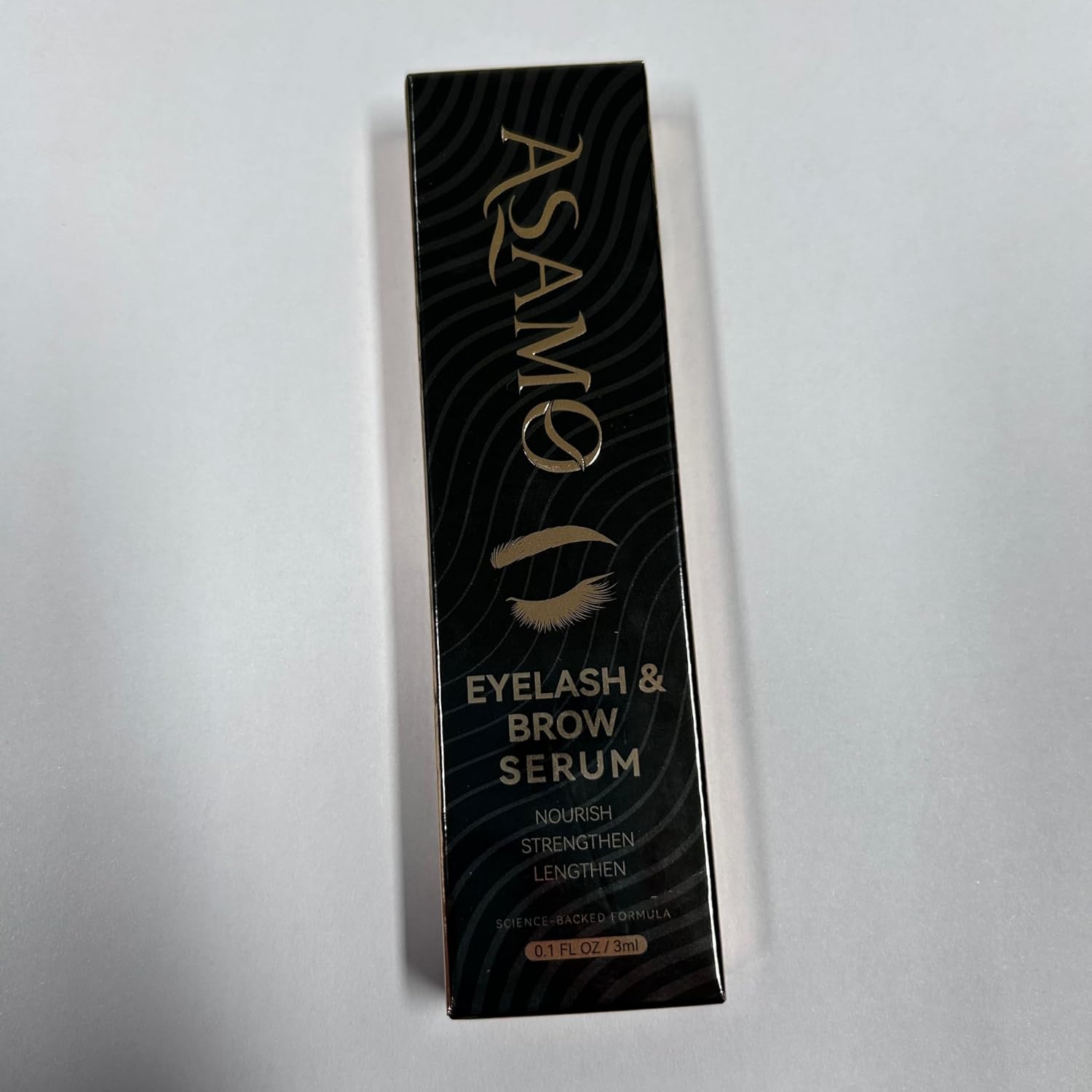 ASAMO Dermatologist-Tested Lash Enhancing Solution – 15 Plant Extracts for Sensitive Eyes