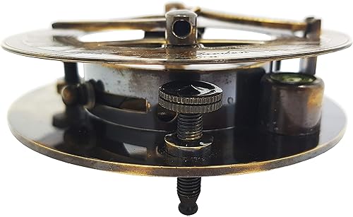 Miniatura 2 de Brújula de reloj de sol en caja - Dial de bolsillo náutico marino, regalo de barco, reloj de sol réplica reloj para entusiastas del barco pirata