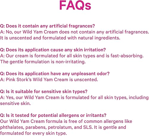 Miniatura 9 de Pink Stork Wild Yam Cream - Equilibrio hormonal, apoyo al ciclo menstrual, crema de progesterona natural para mujeres, soporte para el síndrome