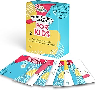 Connection Cards for Kids - 101 Family Conversation Starters for a Deeper Connection - Engaging and Fun Conversation Cards for Ages 3 and Up to Help Improve Self-Confidence and Family Bond