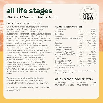 Canidae All Life Stages Real Chicken & Ancient Grains Recipe High Protein Premium Dry Dog Food for All Ages, Breeds, and Sizes 5 lbs.