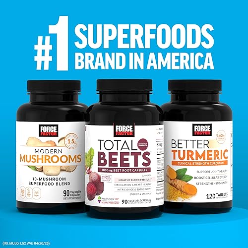 Vista 9 de Force Factor Amazing Ashwa, suplemento de Ashwagandha KSM-66 para alivio del estrés, enfoque, memoria, apoyo inmunológico, con vitaminas, minerales