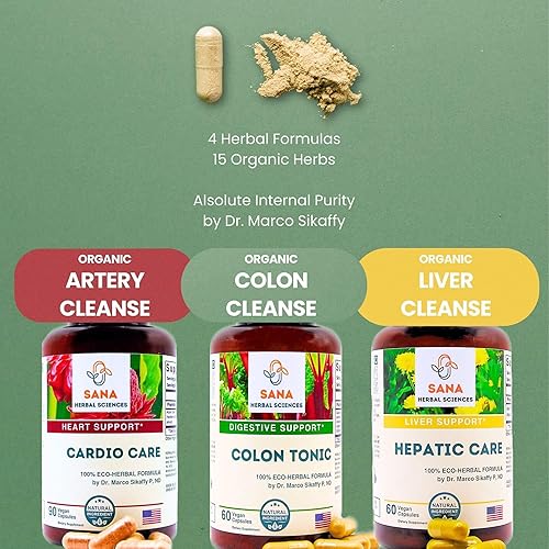 Miniatura 2 de Desintoxicación de cuerpo completo de 15 días con 15 hierbas orgánicas  Limpieza de colon, eliminación de placa arterial, limpieza del hígado