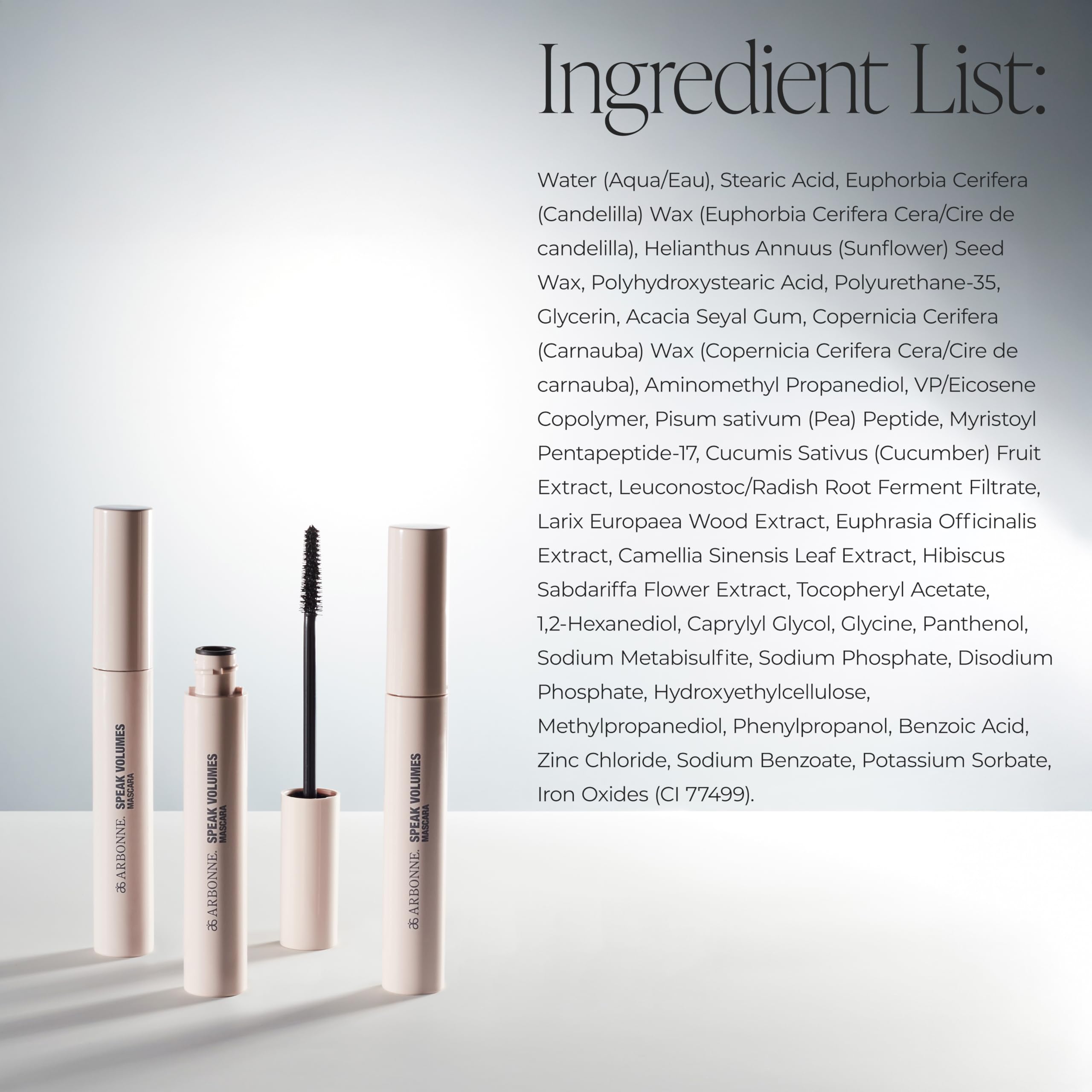 Arbonne Speak Volumes Mascara for Length, Volume and Definition