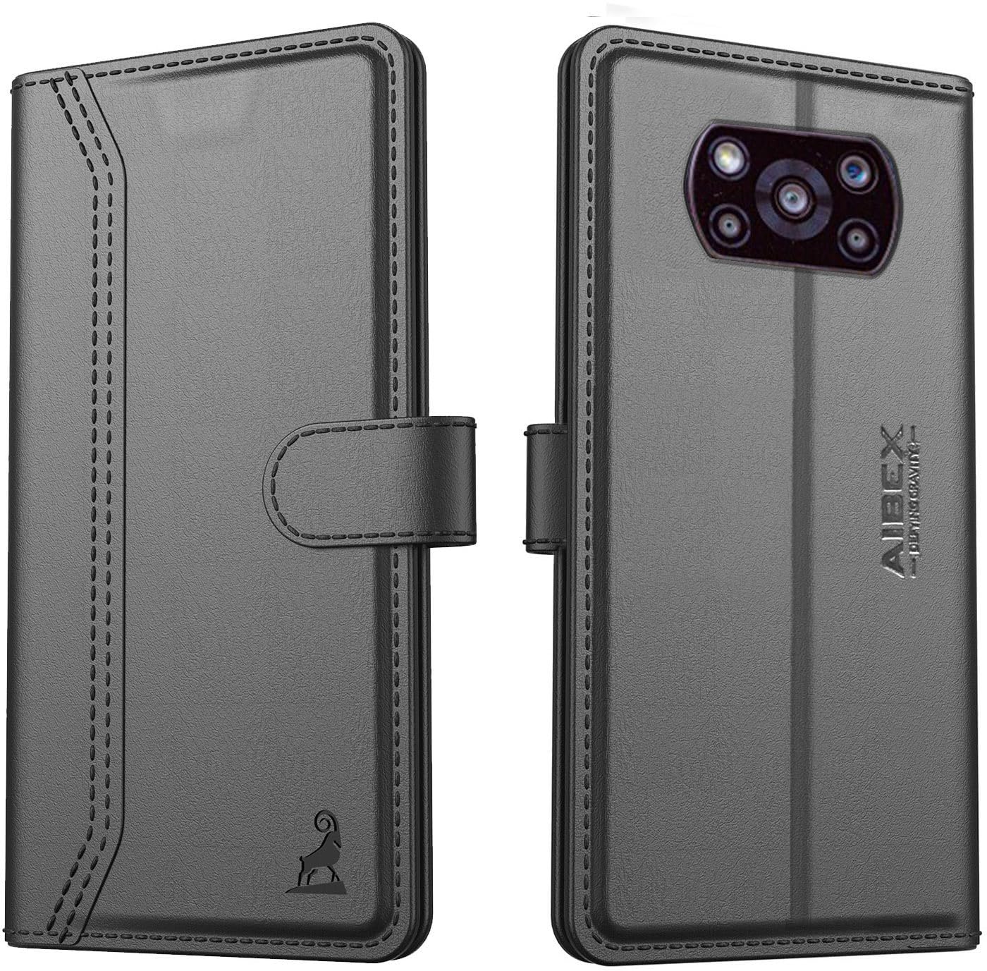 Poco X3 Pro Leather Flip Cover - Wallet Stand & Protection -1 Poco X3 Pro Leather Flip Cover - Wallet Stand & Protection -1