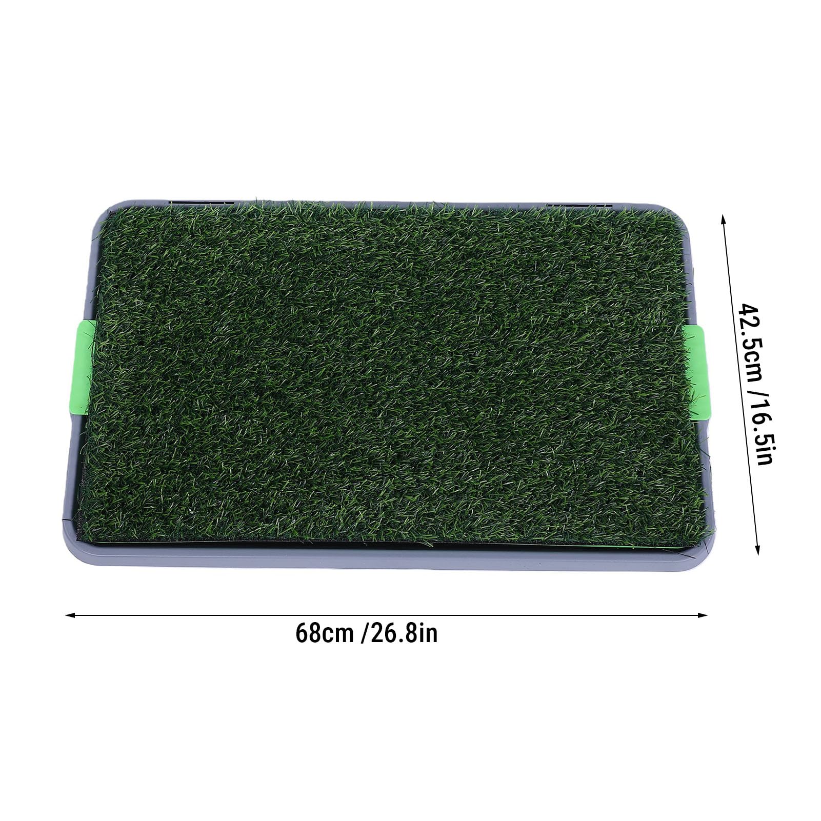 Luocute Tapis de Propreté pour Chien, Gazon Artificiel 68,1x41,9 Cm for | Tapis D’éducation Réutilisable pour Chien, Lavable, Propre, avec Drainage