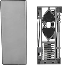 Kit de chave de fenda, chave de fenda elétrica 24 em 1, conjunto de chaves de fenda de precisão com porca magnética giratória de 360°