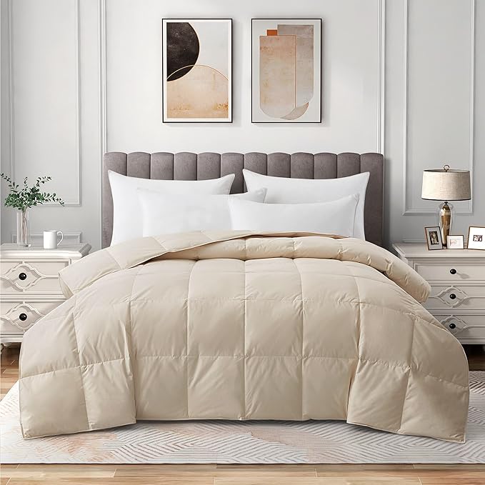 Puredown ® Organic Cotton Down Comforter, Bedding Duvet