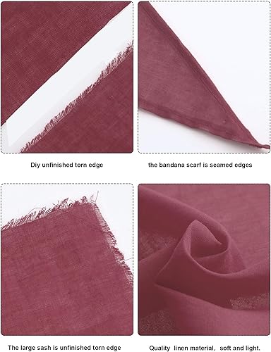 Miniatura 3 de SATINIOR Halloween Pirate Costume Accessories Medieval Costume Bandana Headscarf,Sash Belt for Women and Men