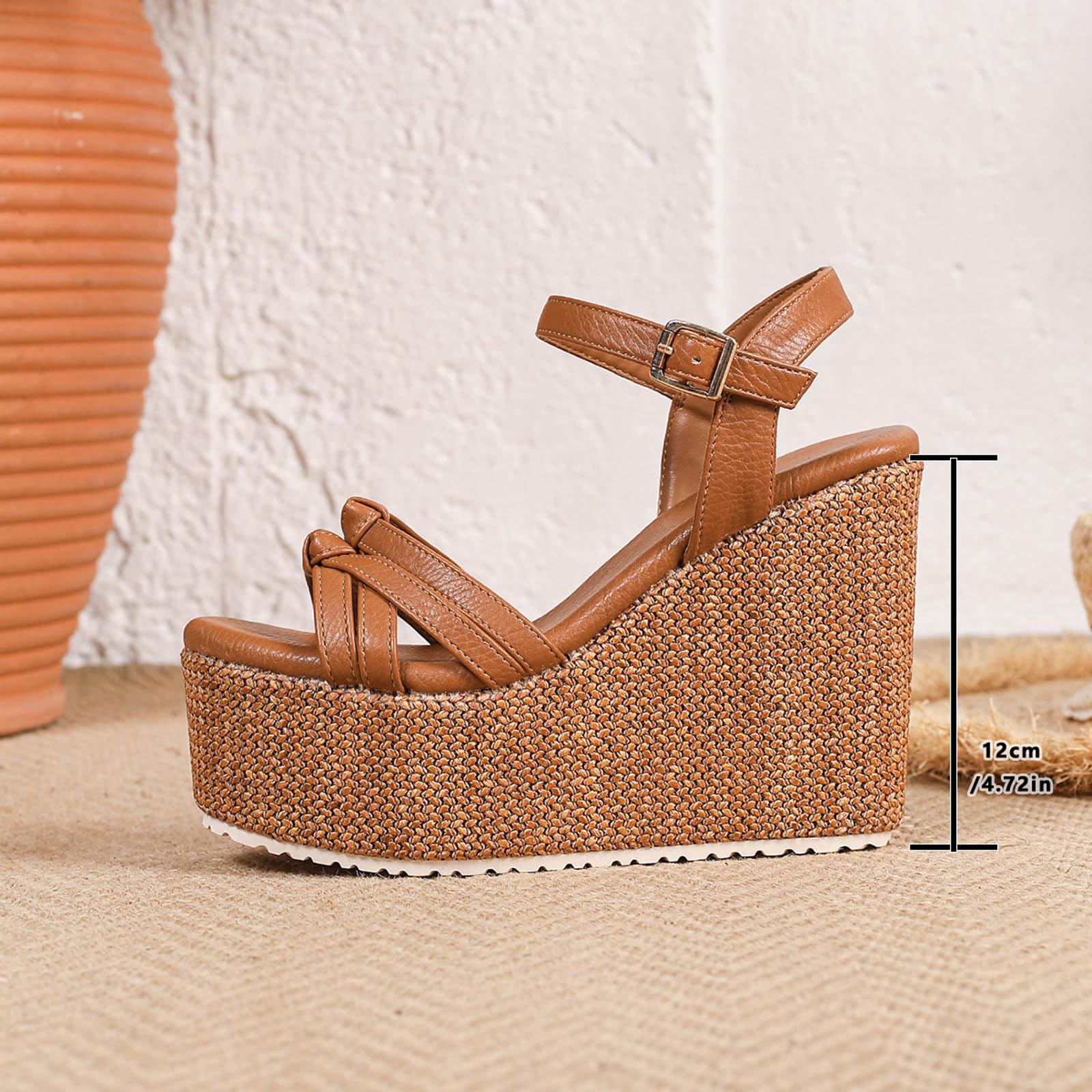 Genérico Mules Para Mujer Sandaliasde Casuales Para Mujer Sandalias Sandalias De Cuña S, Pantuflas De Playa Cós, Pantuflas Verano Transpirables Con Suelas Gruesas, Sandaliasbohemias