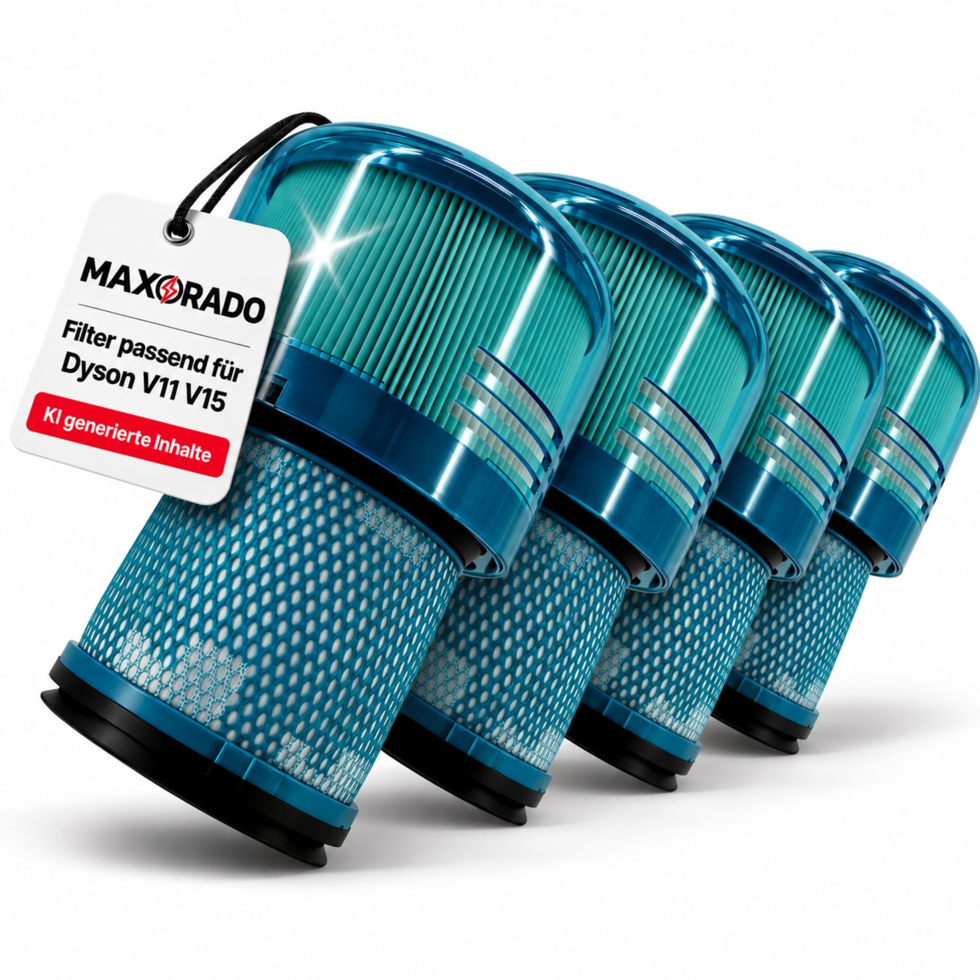 8 filtros de aspiradora compatibles con Dyson 970013-02 V11 V15 SV14 Absolute Animal Extra Detect Drive batería aspiradora filtro de repuesto para original