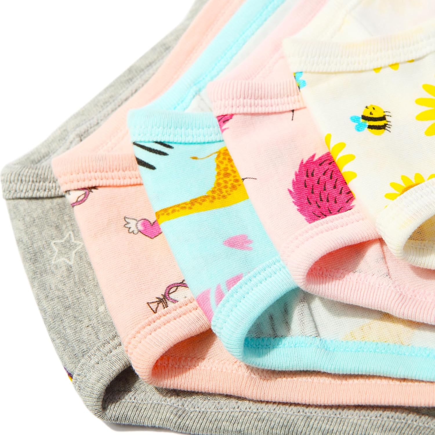 Girls' Cotton Brief Breathable Toddler Panties Kids Assorted Underwears 6-8 pieces - Image 6