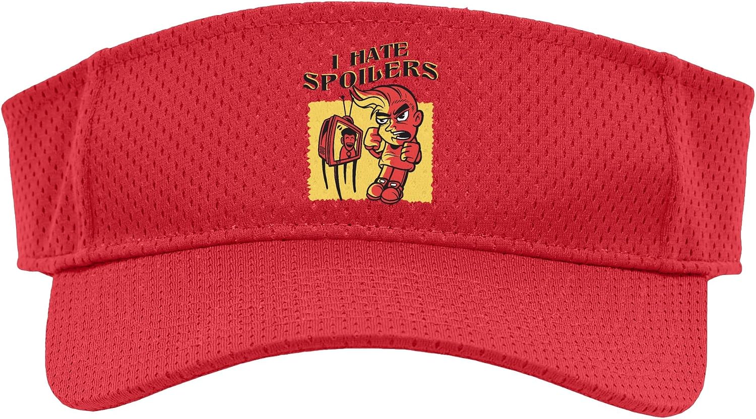 TV-Streaming I Hate Spoilers Video-Internet TV-Streamer Sport Sun Visor