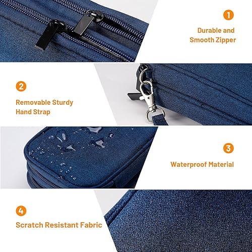 Miniatura 4 de OrgaWise Electronic Organizer Small Electronic Accessories Travel Waterproof Cable Pouch for USB, Charger, Hard Drive, Earphone, Fits Travel, Home