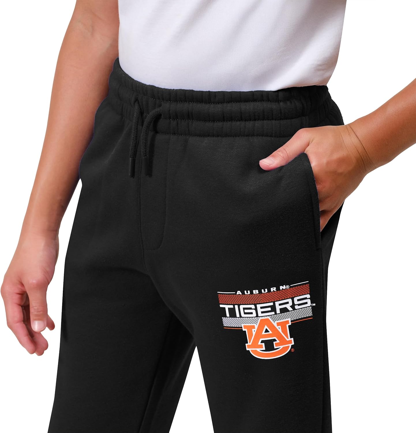 Ultra Game Youth NCAA Official Super Soft Jogger Lounge Sweatpants - Image 2