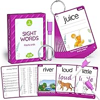 Vista 25 de WJPC 55 tarjetas, 106 tarjetas flash de alta frecuencia de primer grado, tarjetas de aprendizaje de fonética de primer grado para niños de 5, 6, 7