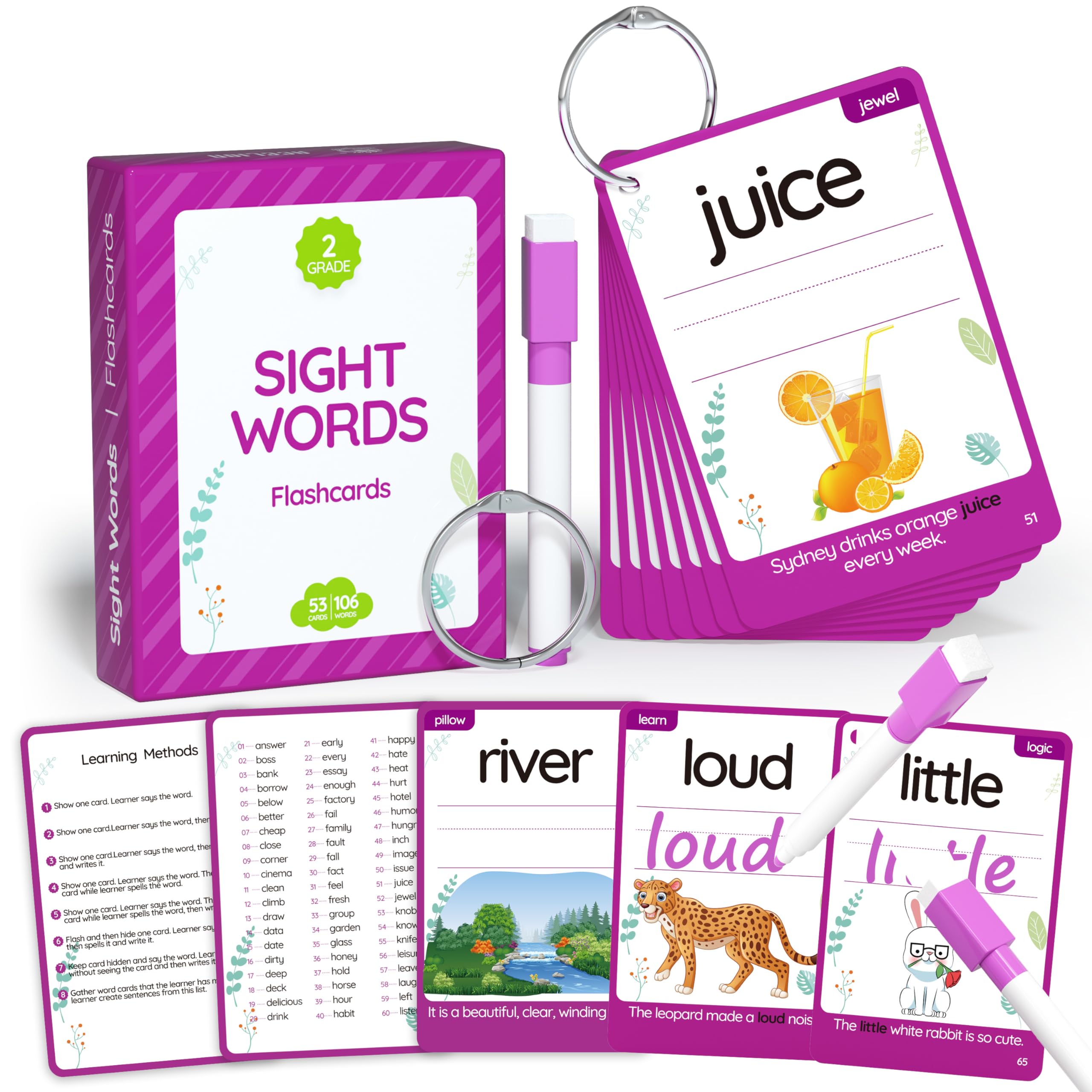 Amazon.com: WJPC 55 Cards, 106PCS High Frequency Sight Words Flash Cards ( Second-Grade), 1st, 2nd, 3rd Grade, 7,8,910,11 Years Ages Kids Boys Girls for Reading, Write, Association, Sentence Making : Toys & Games Amazon.com: WJPC 55 Cards, 106PCS High Frequency Sight Words Flash Cards ( Second-Grade), 1st, 2nd, 3rd Grade, 7,8,910,11 Years Ages Kids Boys Girls for Reading, Write, Association, Sentence Making : Toys & Games