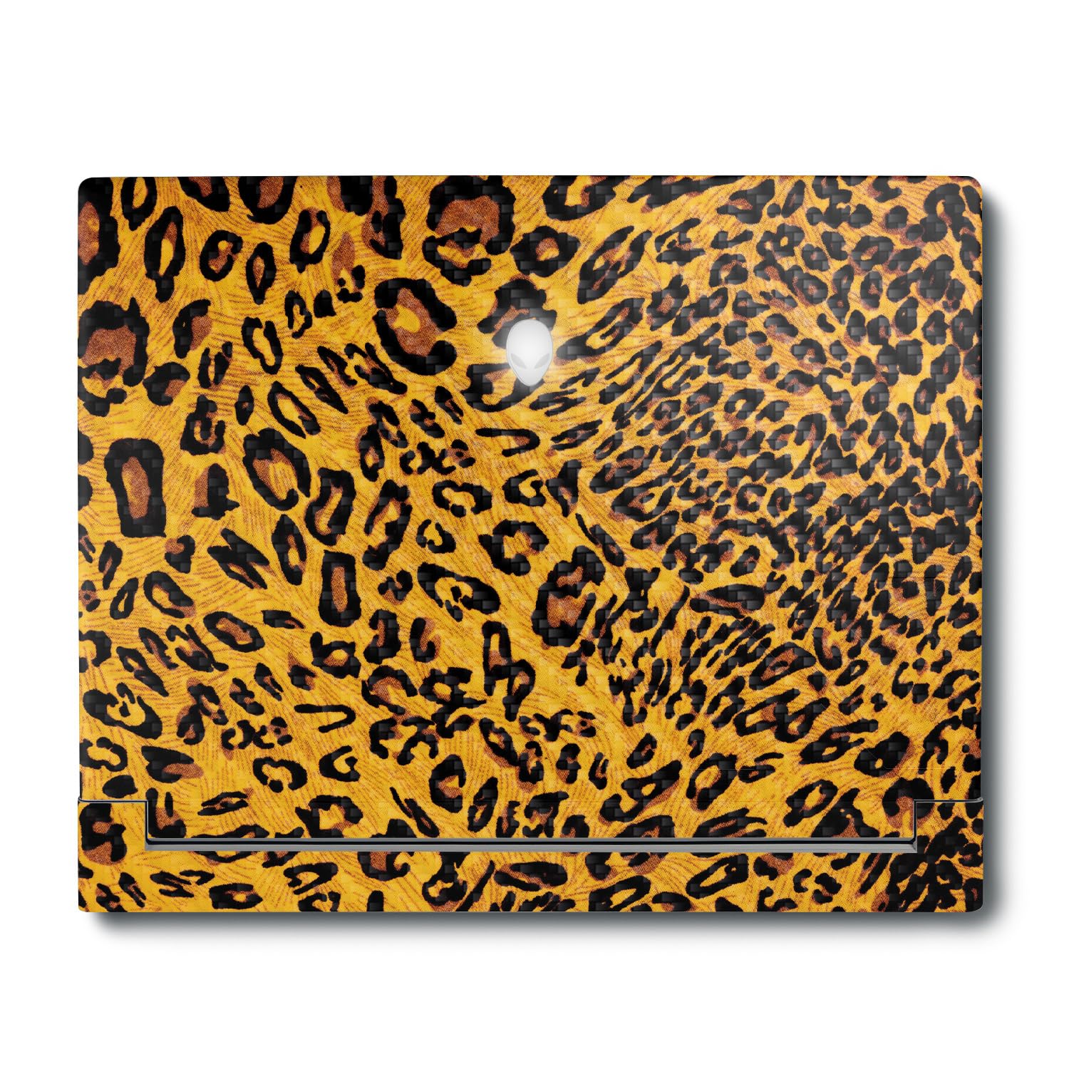 MightySkins Carbon Fiber Skin Compatible with Alienware X16 R1 (2023) Full Wrap Kit - Cheetah Girl | Protective, Durable Textured Carbon Fiber Finish | Easy to Apply &amp; Change Styles | Made in the USA