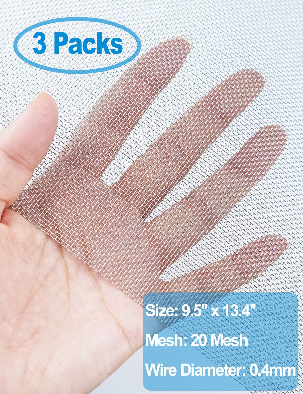 Snapklik.com : 3 Pack Wire Mesh Screen 13.4 X 9.5 For Air Vent, 24cm X ...