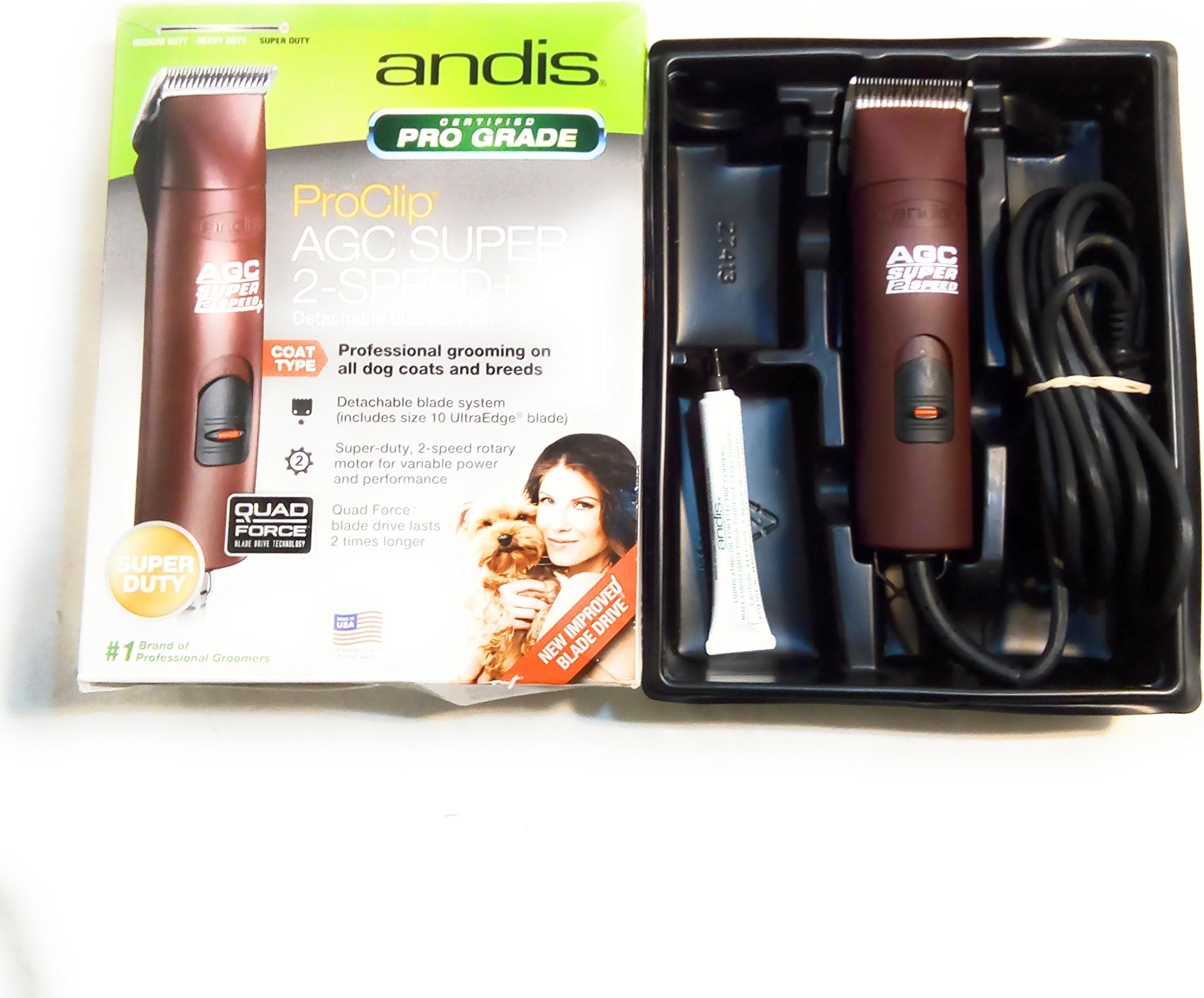 Andis AGC Super 2Speed Professional Animal Clipper with