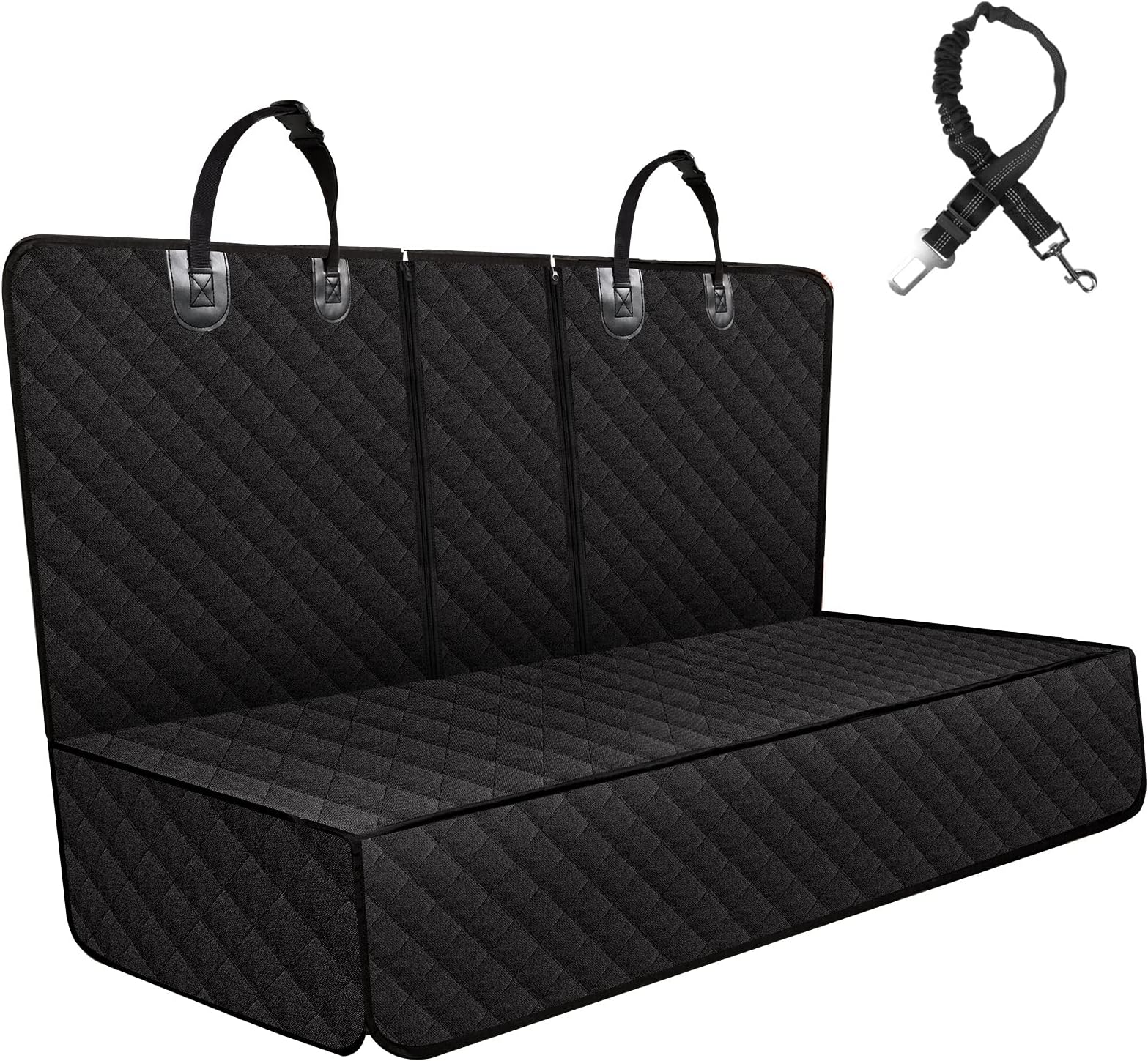 MZROT Hundedecke Auto 4-in-1 - Wasserdichte Rücksitzabdeckung 145x137cm Für Hunde