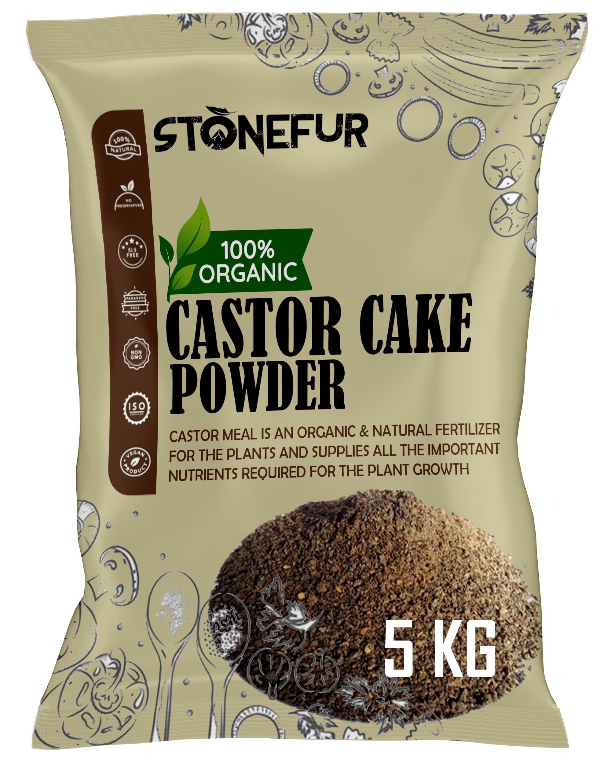 STONEFUR Organic Castor Cake Fertilizer: Nutrient-Rich Soil Amendment for Sustainable Plant Growth 10 kg (B0CCLBLHZB) Amazon Price History, Amazon Price Tracker