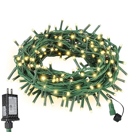 Twinkle Christmas Lights 33ft 100 LED 8 Modes with Timer,