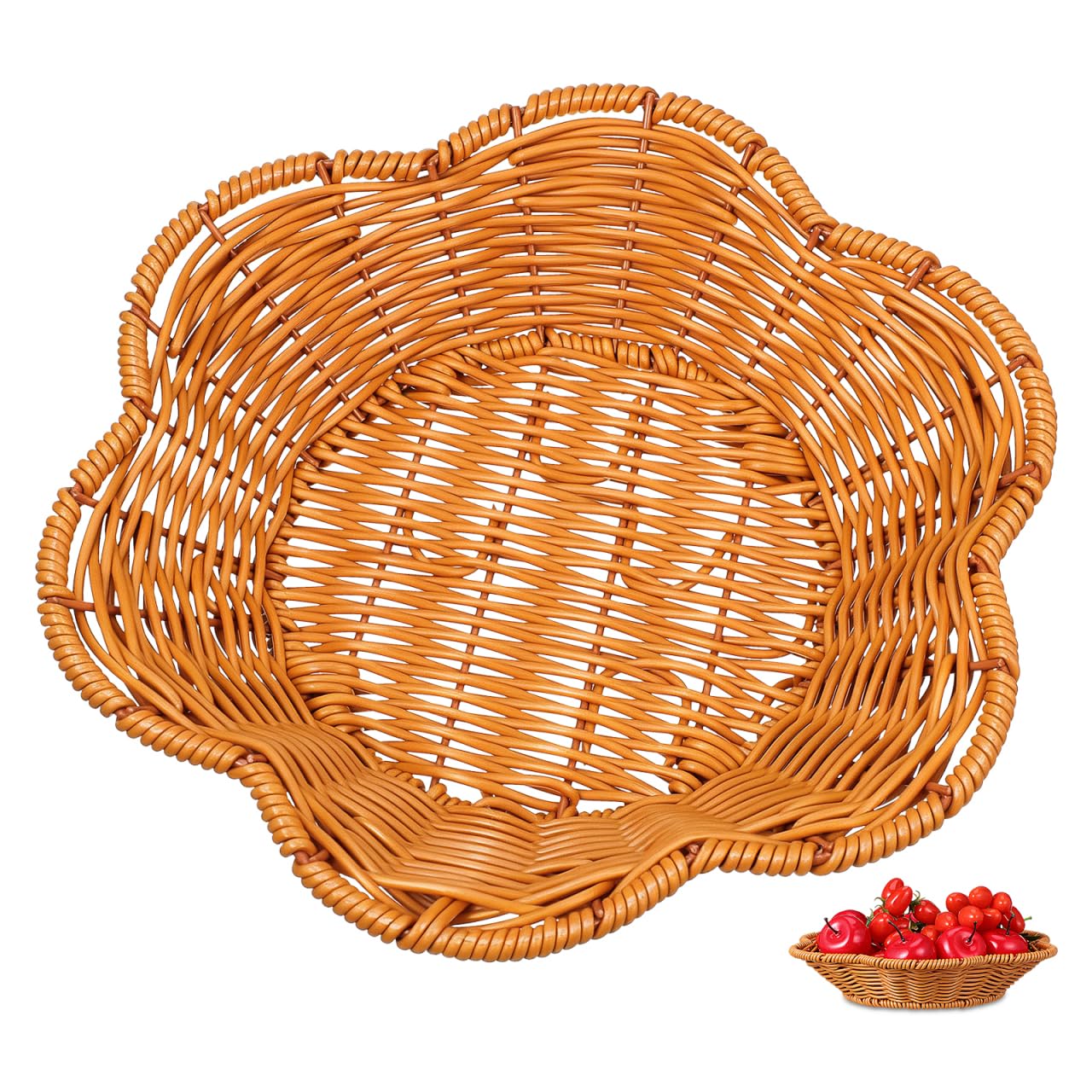 Panier à pain tressé pour vos petits-déjeuners et brunchs en famille