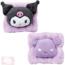 Cute Character Wrist Bands for Washing Face Wash Towel Band Kuro-mi Japan Import - Includes Cherry Blossom Message Card
