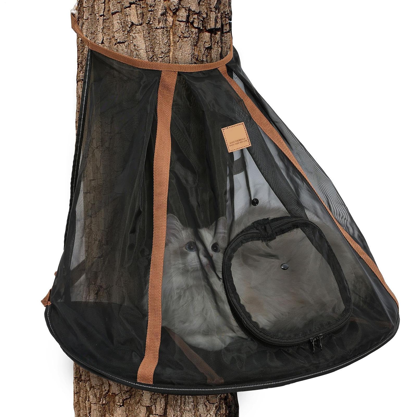 Lit hamac pour animaux de compagnie avec porte pour jardin et camping