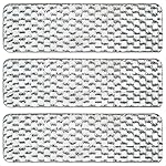 3 Pack Microfiber Cleaning Pads for Bona Mop for White Gray 18 inches, Reusable Microfiber Mop Pads for 18 Inch Mop, Hardwood Floor Replacement Cleaning Mop Pads, Machine Washes
