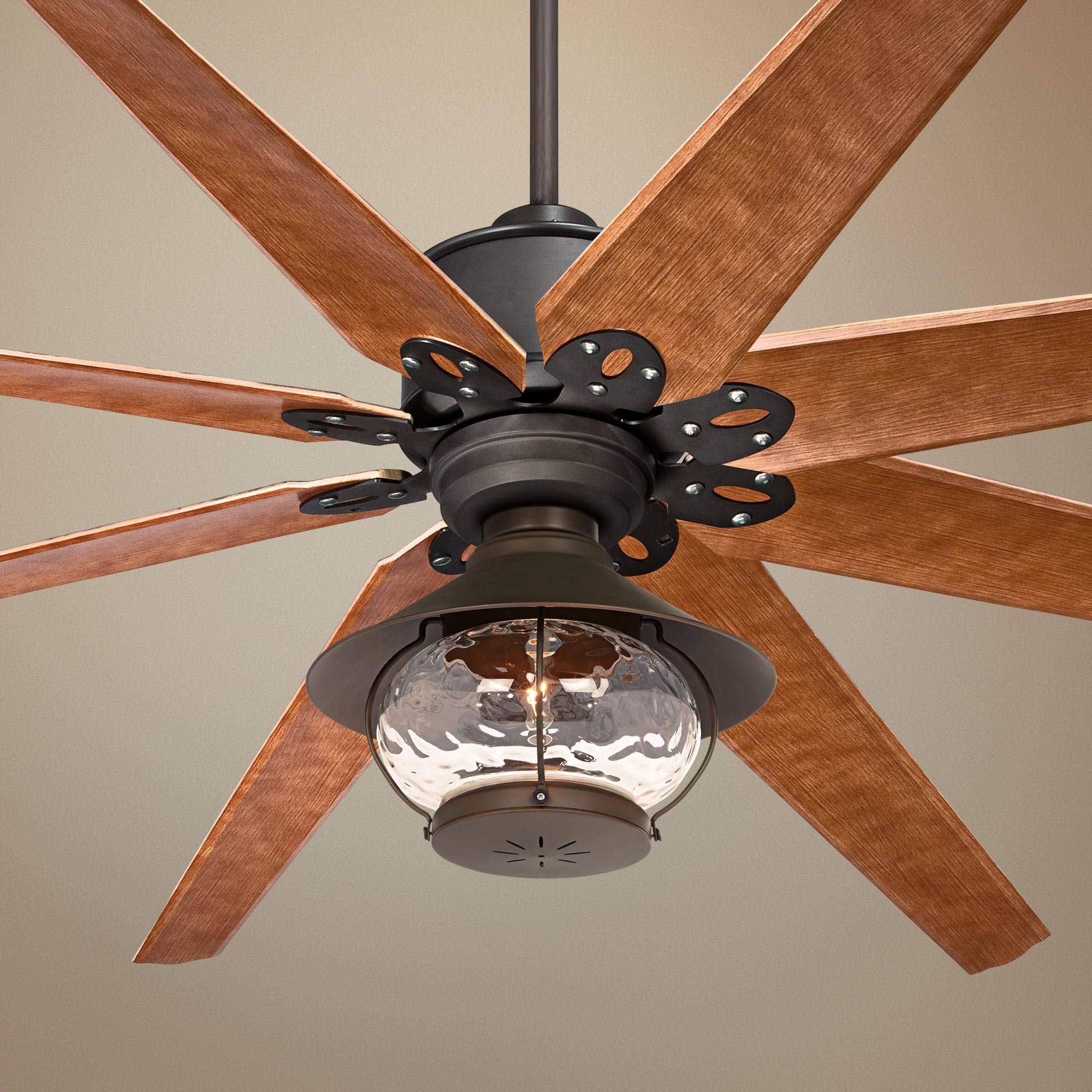 Buy 72" Predator Rustic Farmhouse Indoor Outdoor Ceiling Fan with LED