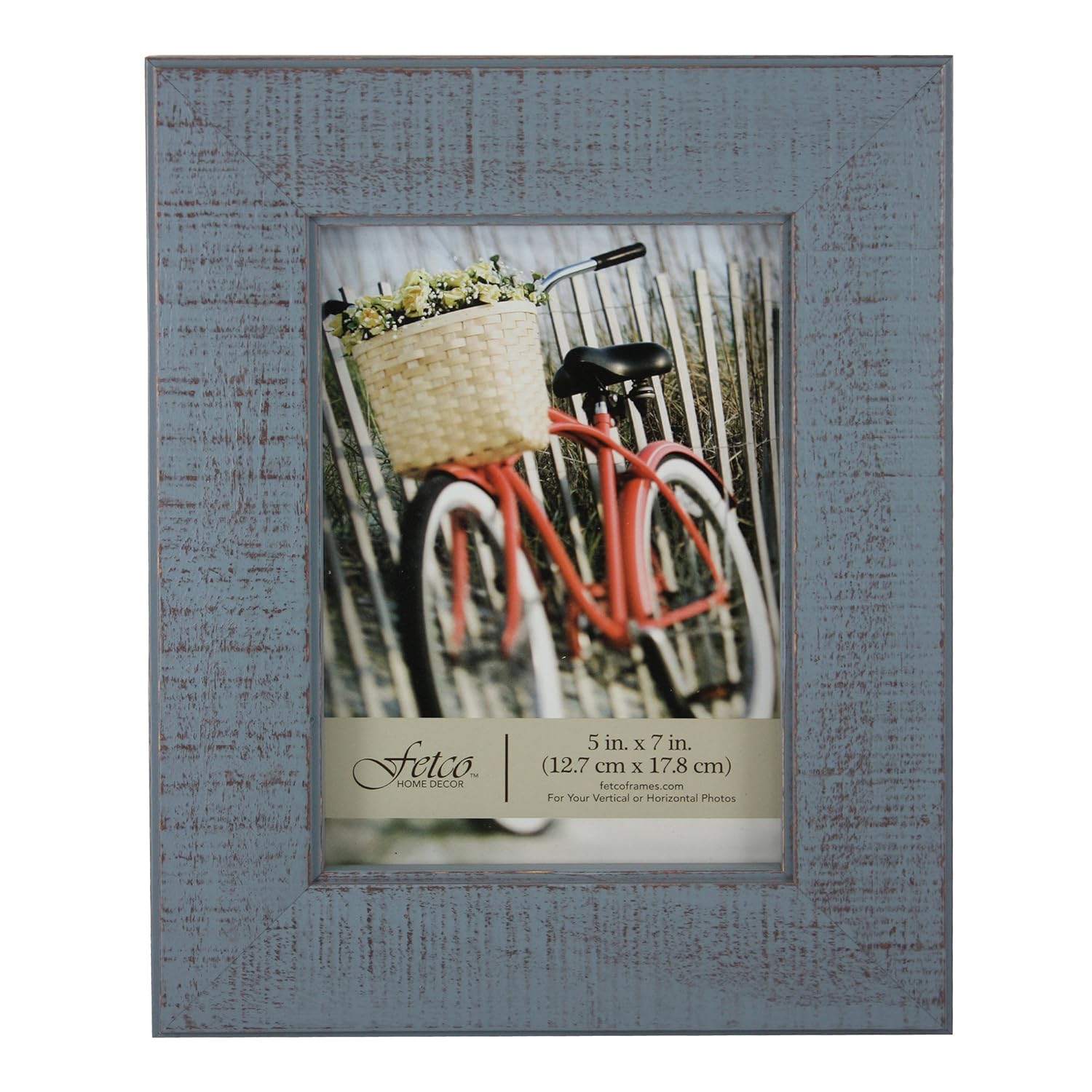 Fetco Home Decor Gardena Wire Wrapped Metal Photo Frame, 5 x 7