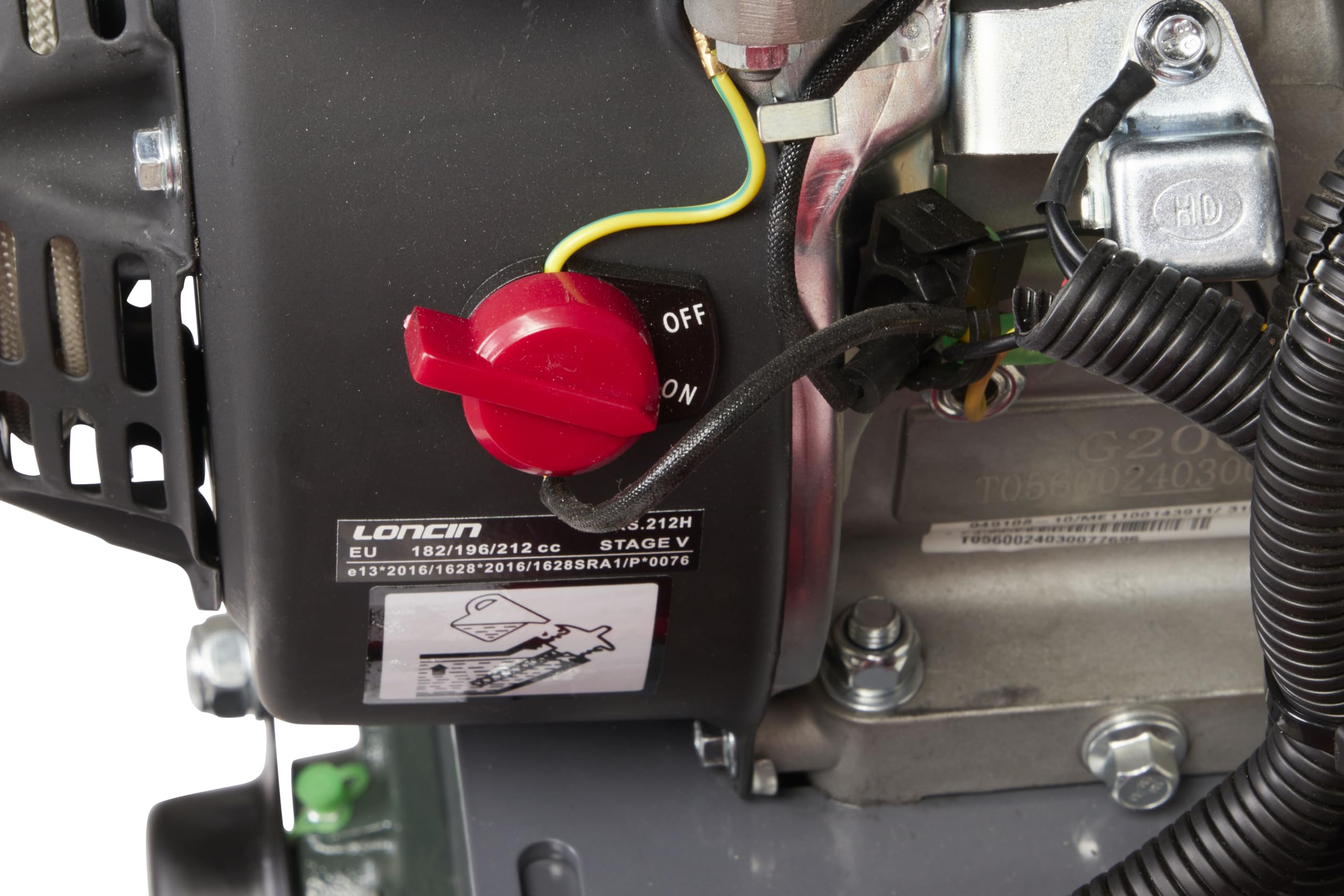 P. Lindberg Benzin-Holzhäcksler, Hochleistungs-Gartenhäcksler, Astzerkleinerer & Baumast-Häcksler, 196-ccm-Viertaktmotor, anhängbarer Häcksler, um 360° drehbarer Auswurfschacht, für Äste bis zu 100 mm