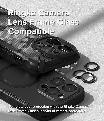 Miniatura 9 de Ringke Todos Compatible con Magsafe Funda diseñada para iPhone 15 Pro Max, funda protectora con soporte, potente cubierta magnética con recortes
