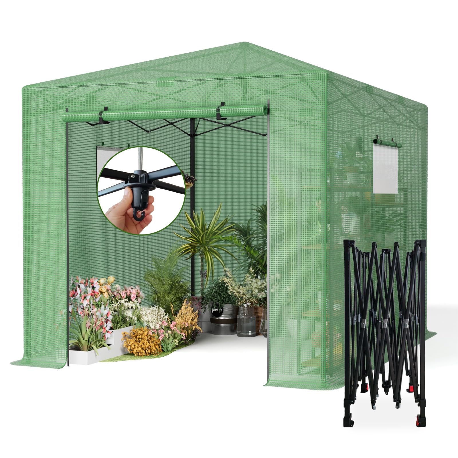 Benass 8x12 Pop Up Greenhouse