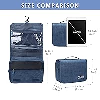Carttiya Reise Kulturtasche Herren - Wasserdichter Kulturbeutel Zum Aufhängen (Blau)